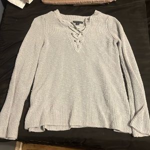 Blue Long Sleeved Sweater